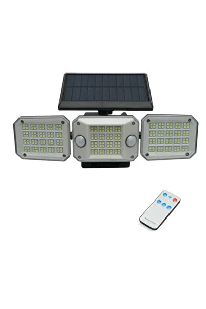 Breckner Germany Solar Wall Lamp, External Panel, 2000 mAh, 3 Modes, IP 65,
