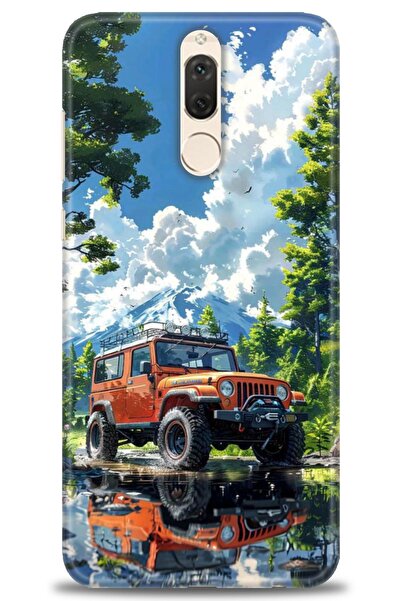 Rulet Aksesuar غطاء متوافق مع هاتف هواوي ميت 10 لايت HD مطبوع - غطاء سيليكون ...