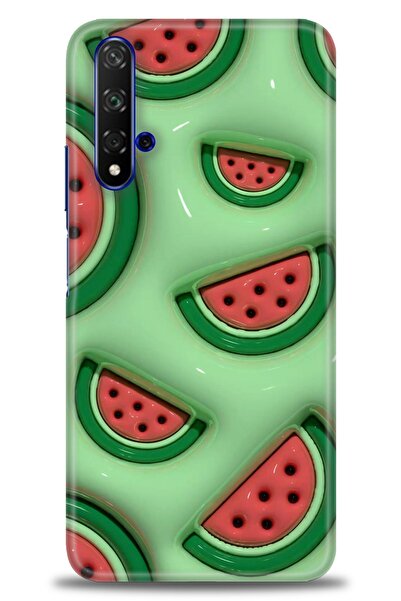 Rulet Aksesuar غطاء متوافق مع هاتف هواوي هونر مطبوع HD - غطاء سيليكون مصمم - 118