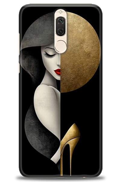 Rulet Aksesuar غطاء متوافق مع هاتف هواوي ميت 10 لايت HD مطبوع - غطاء سيليكون ...