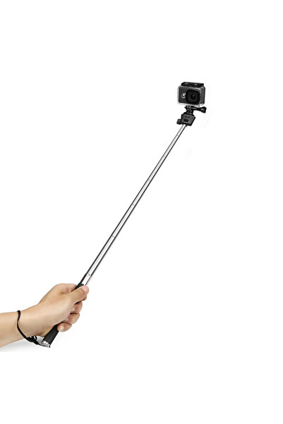 Generic Action Camera Monopod – Alloy Steel Extendable Stick for GoPro, DJI, Insta360 & Sports Cameras