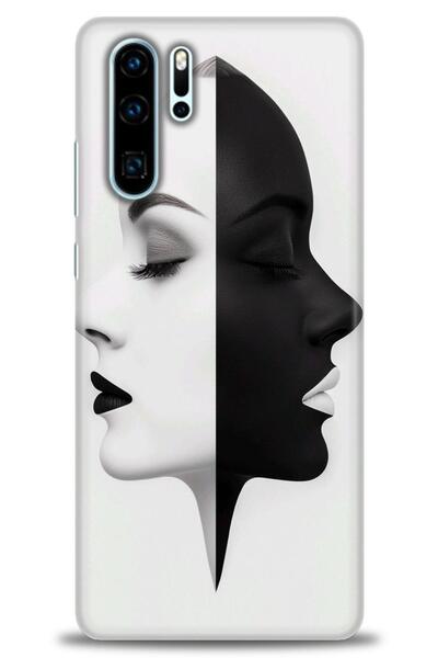 Rulet Aksesuar غطاء متوافق مع هاتف هواوي P30 Pro HD مطبوع - غطاء سيليكون مصمم...