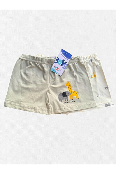 elmas kids Αγορίστικο 100% βαμβακερό εκρού πράσινο χρώμα με σχέδιο καμηλοπάρδ...