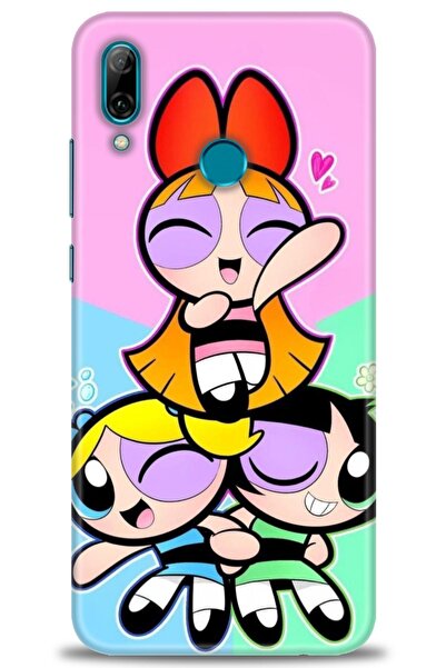 Rulet Aksesuar غطاء متوافق مع هاتف هواوي بي سمارت 2019 HD مطبوع - غطاء سيليكو...