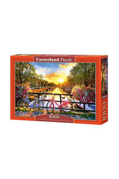 Castorland Puzzle 1000 piese Biciclete în Amsterdam 104536