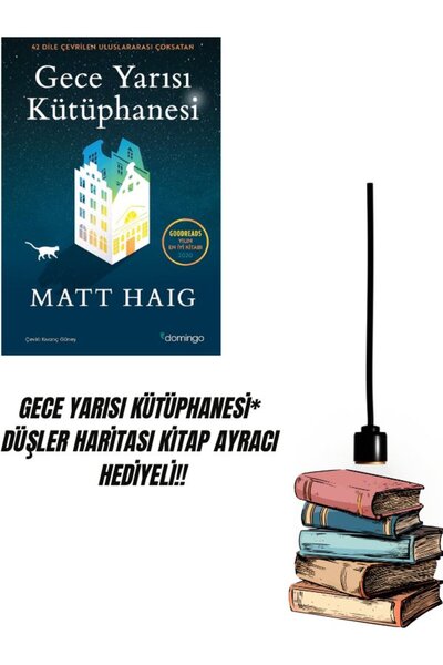 Karma Kitaplar GECE YARISI KÜTÜPHANESİ* DÜŞLER HARİTASI KİTAP AYRACI HEDİYELİ!!