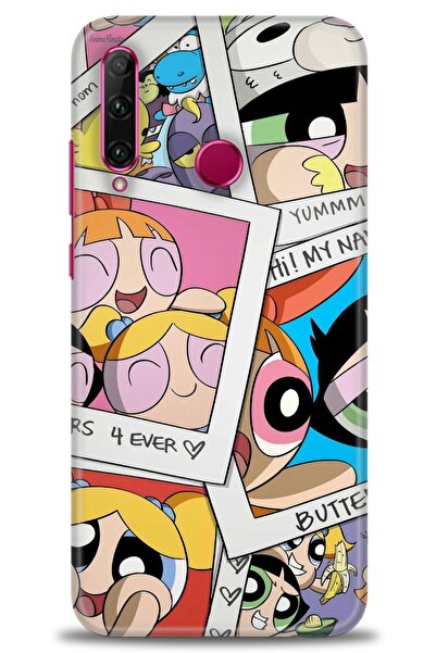 Rulet Aksesuar غطاء متوافق مع هاتف هواوي هونر 20 لايت HD مطبوع - غطاء سيليكون...