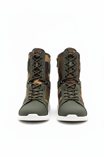 Zerenyus Verton Lace-Up Casual Men's Outdoor Military Boots Khaki