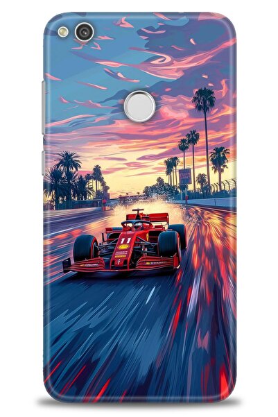 Rulet Aksesuar حافظة متوافقة مع هاتف هواوي P9 لايت 2017 HD مطبوع + واقي شاشة ...