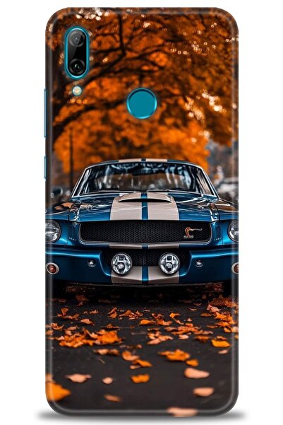 Rulet Aksesuar غطاء متوافق مع هاتف هواوي بي سمارت 2019 HD مطبوع - غطاء سيليكو...