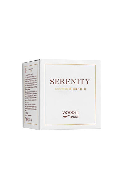 Wooden Spoon Sviečka s bielymi kvetmi Serenity, 200g