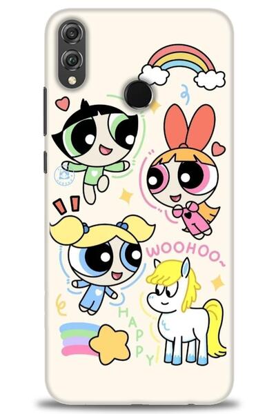 Rulet Aksesuar غطاء متوافق مع هاتف Huawei Honor 8X HD مطبوع - غطاء سيليكون مص...