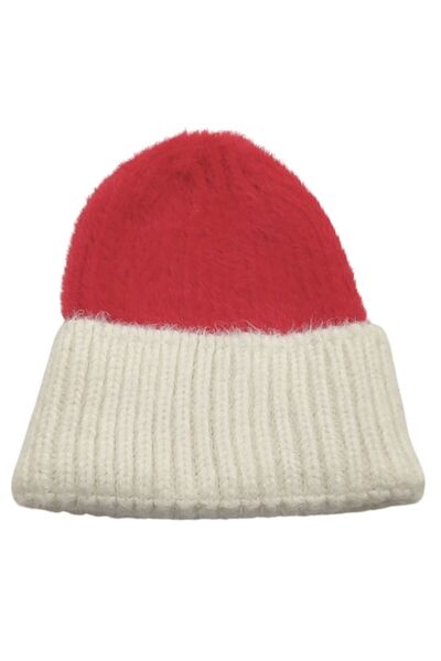 AXE SPORTSWEAR Double Color Corded Soft Textured Plush Beanie