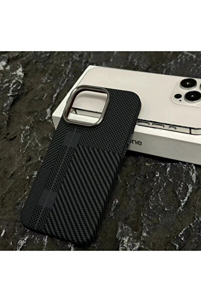 aheaks CARVON Premium Karbon Fiber iPhone 16 Pro Max Kılıf – Ultra İnce & Ultra Hafif Seri