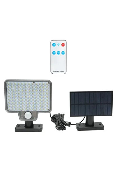 Breckner Germany Solar Wall Lamp, LED 8W, External Panel, 2000mAh, 3 Modes, I...