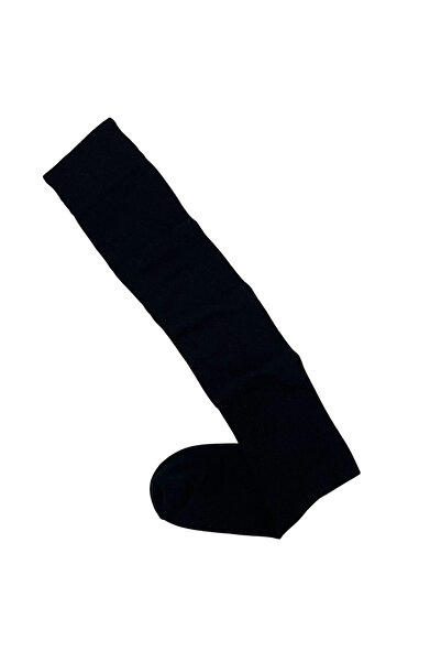 FENRA STUDIO جوارب رياضية نسائية قطنية سوداء فوق الركبة