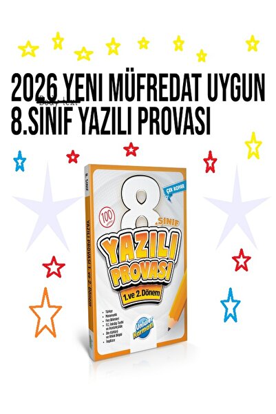 8. SINIF YAZILI PROVASI 1. VE 2. DÖNEM ÇEK KOPART YENİ SİSTEME UYGUN