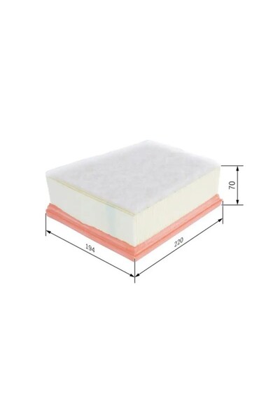 Bosch F026400559 Air Filter 165007121R 165461822R 165464018R