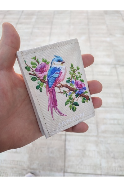 JANJAN Спортивний гаманець Гаманець унісекс на липучці, застібка-блискавка, кільце для ключів, відділення для монет, тканинний гаманець