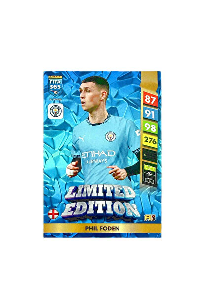 hediyecik بطاقة بانيني فيفا 365 أدرينالين إكس إل 2025 إصدار محدود - فيل فودن