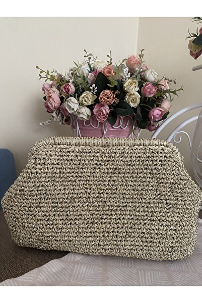 HERA Simli el örgüsü clutch çanta