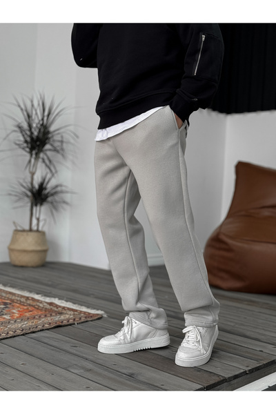BYBASICMAN Taş Basic Pipe Leg Tracksuit Jj-83