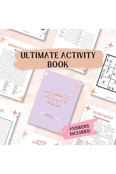 OBRO Caiet de activități suprem pentru adulți – Sudoku, Labirinturi, Căutare ...