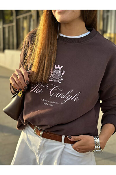 Jose Clothing Φούτερ JC Limited Edition oversized με μακρυμάνικο κοψίμα με τύπωμα
