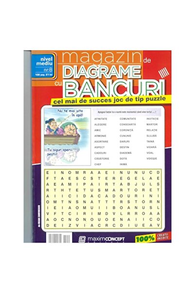 Maxim Grup Puzzle Diagrams with Jokes 8 - Medium Level