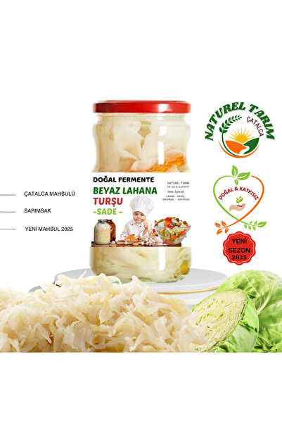 NATUREL BEYAZ LAHANA TURŞUSU ( SADE )