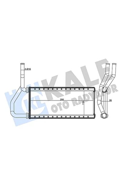 KALE 358610 Kalorifer Petegi 79110S9AA01 79110SCAA01 HT399345C