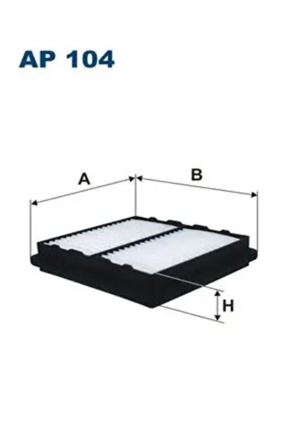 Filtron فلتر هواء AP104 متوافق مع 17220P07000 و17220P07506 و17220P07T00