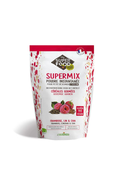 Germline Supermix na raňajky s malinami, ľanom a chia semienkami 350 g