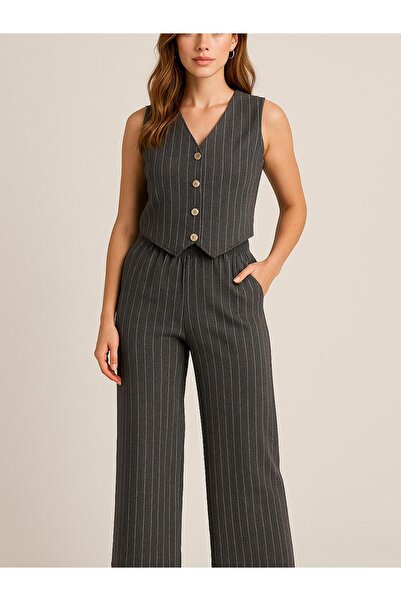 MODA بدلة مزدوجة مع سترة