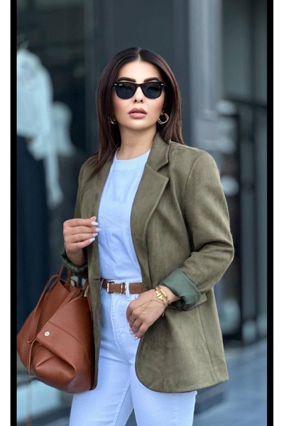 Çnru ASTARLI, SÜET BLAZER CEKET