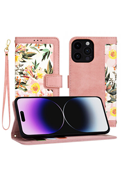 Techsuit Husa pentru Apple iPhone 14 Pro Max, Techsuit, Flipcraft, Roz