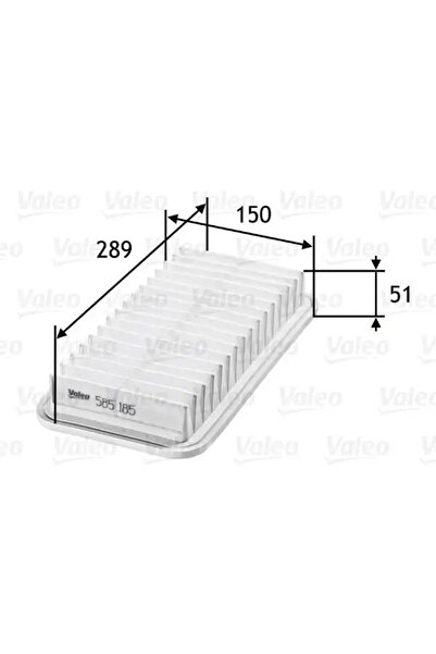 VALEO فلتر هواء 585185 16546JB000 178010D010 178010D011