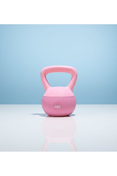 HEPİTOP 4 Kg Soft Kettlebell - Yumuşak Tabanlı, Darbeye Dayanıklı, Sessiz ve Güvenli Antrenman