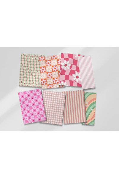 tinystoriestr مجموعة ملصقات سكرابوك مكونة من 18 قطعة كبيرة / 6 قطع صغيرة - يم...