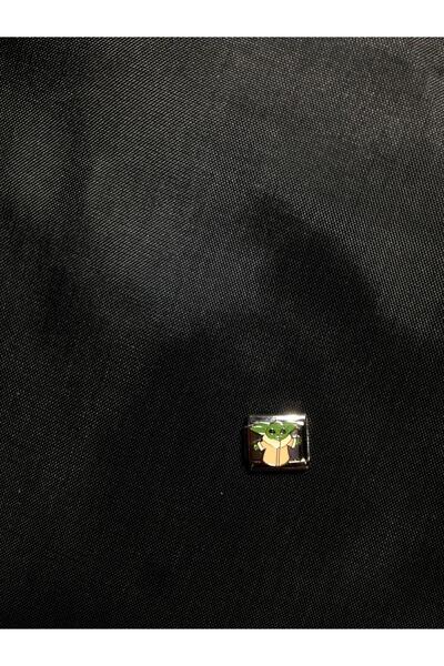 stainless steell star wars grogu italyan bileklik charmı