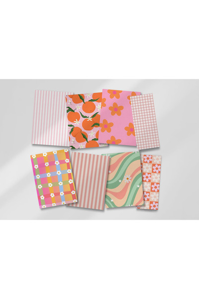 tinystoriestr Scrapbook Sticker Seti 18 Büyük / 6 Küçük Parça - Bullet Journa...