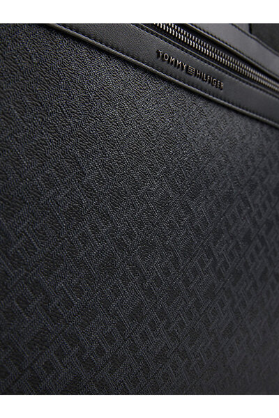 Tommy Hilfiger Men's Th Monogram Laptop Bag