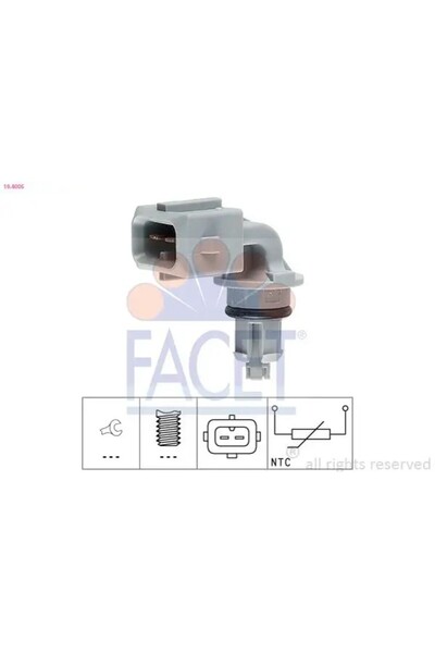 FACET 104005 Dis Hava Isi Sensoru 08401AG 08402AA 101451B