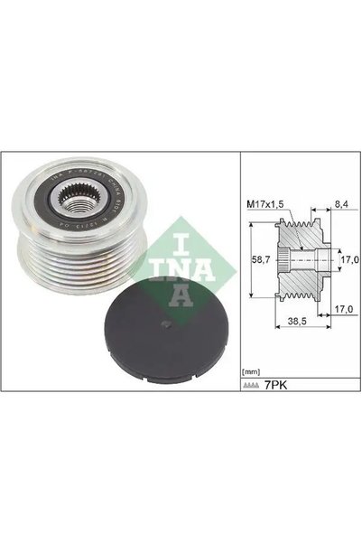 İna 535031810 Alternator Kasnagi 1885676 2148360 2212497