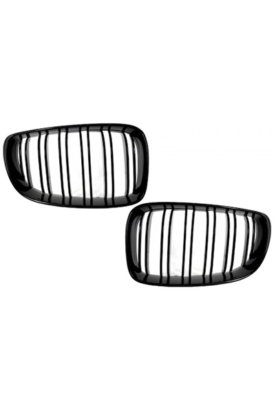 KITT Grile centrale pentru BMW Seria 1 E81/E82/E87/E88/M1 (2007-2011 LCI) - Negru lucios M Design