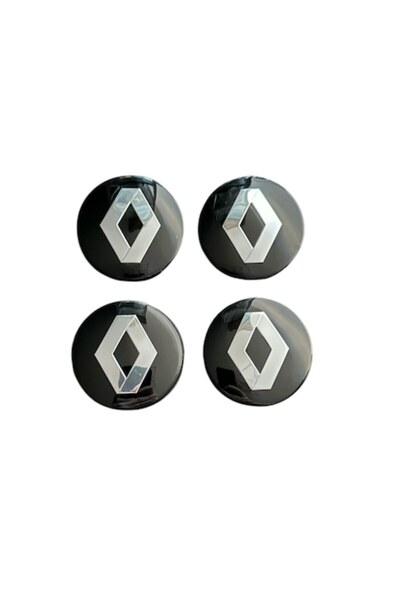 MAF Set de 4 capace de roți 58mm exterior, 56mm interior - Renault - negre