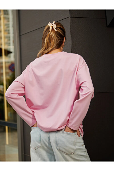 Jose Clothing Φούτερ JC Limited Edition oversized με μακρυμάνικο κοψίμα με τύπωμα