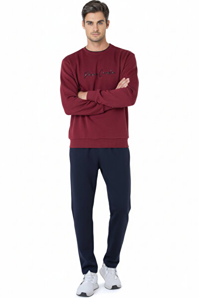 Pierre Cardin Men's Crew Neck 3 Thread Home Wear Tracksuit Set Vr..P25C.25Y.61..15.Y01