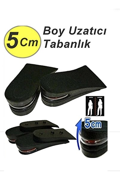Single 5 Cm Hava Yastıklı Topuk Yükseltici Boy Uzatıcı Tabanlık Uzayan Topuk ...