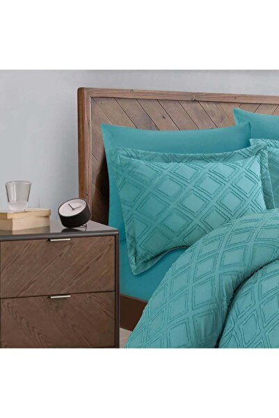 AREEN -09 Desire Bedspread Single 4 Pieces Turquoise